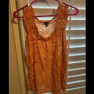 Orange Summer Blouse